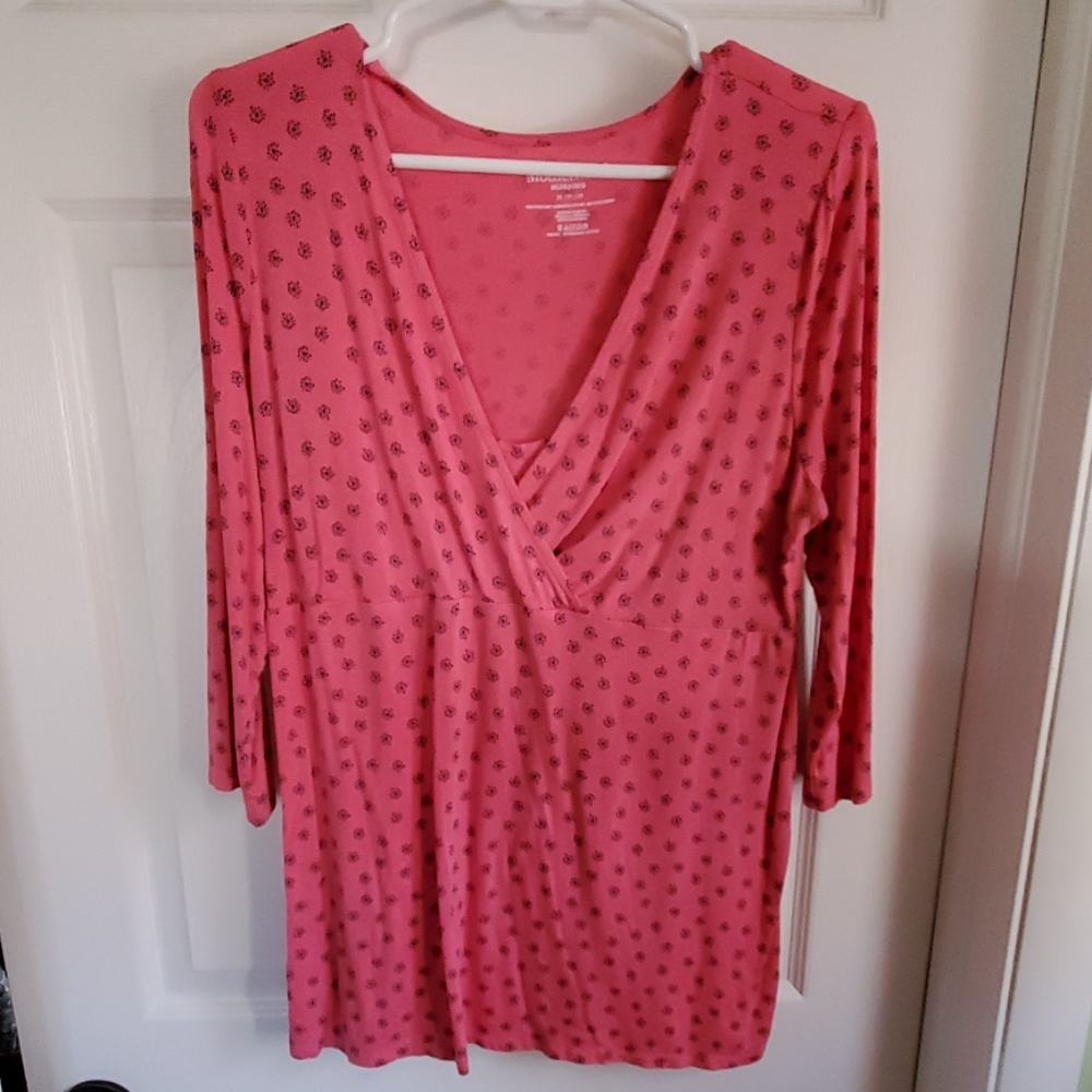 3/4 sleeve Nursing Shirt